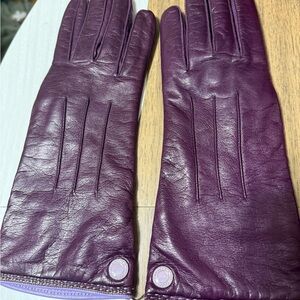 Coach leather gloves. Size 8